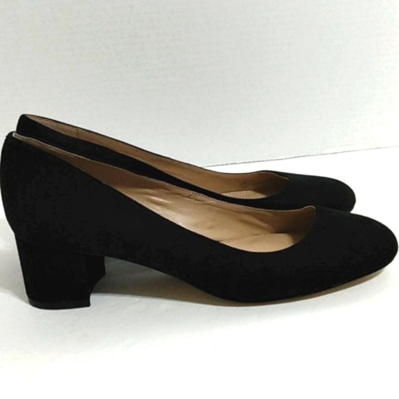 SAKS FIFTH AVENUE NEW BLACK VINCI PUMPS SIZE 8 - Picture 4 of 9